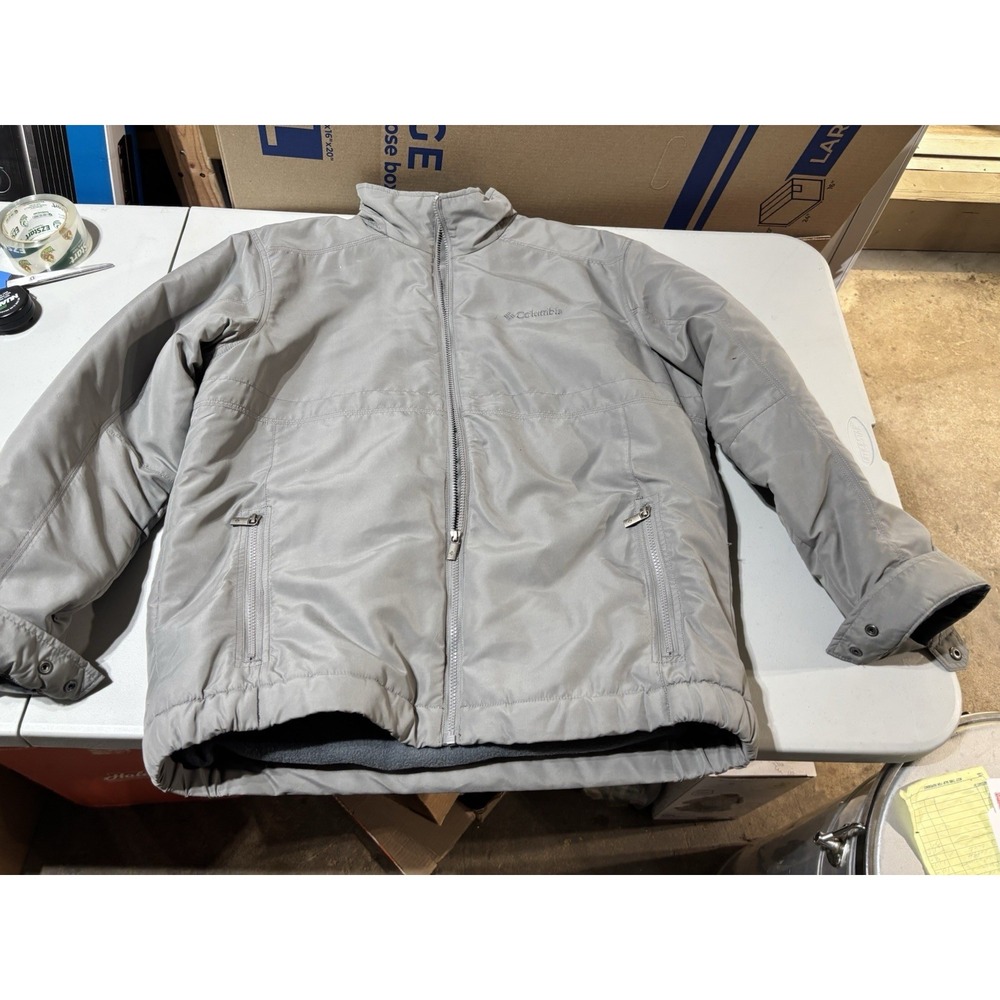 Columbia Water Resistant Men's‎ Jacket Northern Bound Gray Coat Size L